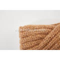 Women's Knitted Cable Cross Warm Infinity Scarf